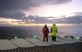 Brønnoperatør jobber offshore