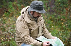 Utmarkskonsulent på befaring