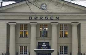 Fasaden av Oslo Børs.