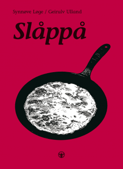 Omslag med tegning av en stekepanne med en pannekake oppi.