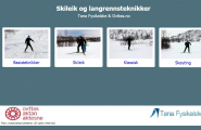 Skileik og langrennsteknikker