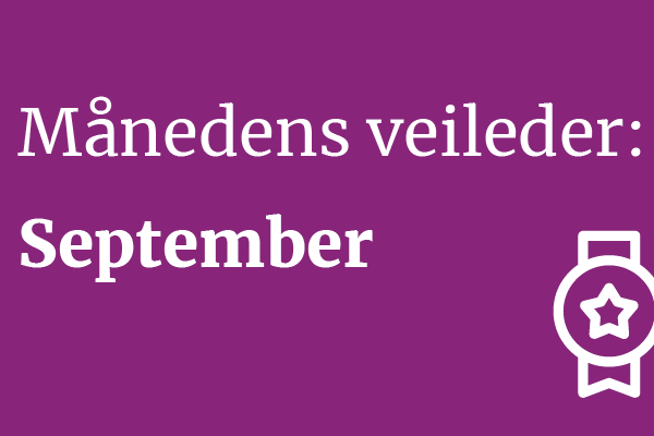 Månedens veileder september
