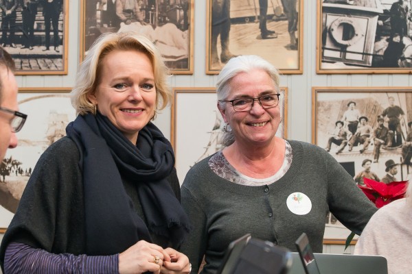 Jorun Løvoll til venstre og Kjersti Holm Johansen til høyre
