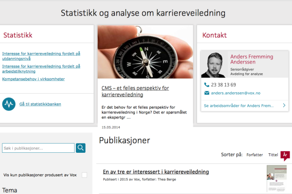 Skjermbilde fra Vox