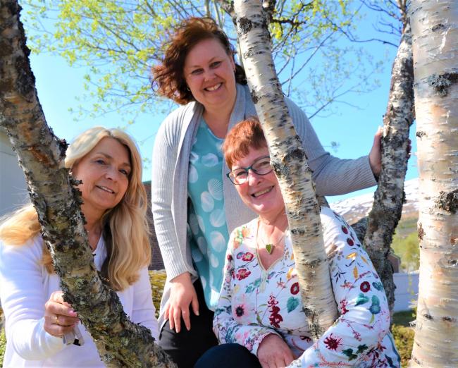 Jorun Edvardsen, Wenche Johansen og Trude Kjøndahl