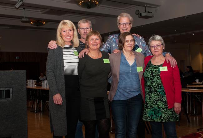 Bilde av arrangementskomitéen for Landskurset 2017
