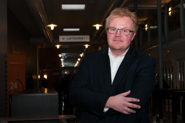 Erik Hagaseth Haug var ansvarlig for en av parallellsesjonene under den nasjonale karriereveiledningskonferansen.