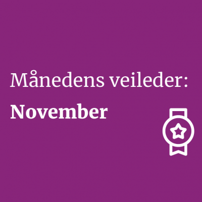 Logo månedens veileder. 